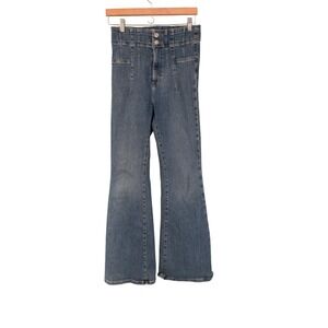 Free People Jayde Flare Jeans 28 X 32 High Waisted Bell Bottom Denim
